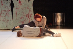 Szenenfoto aus "DER WEISSE WOLF" Henning Jung und Andrea Lucas