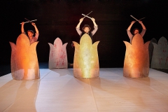 Szenenfoto aus "DER WEISSE WOLF" Henning Jung, Arthur Schopa und Andrea Lucas